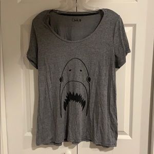 Heathered Grey Shark Shirt